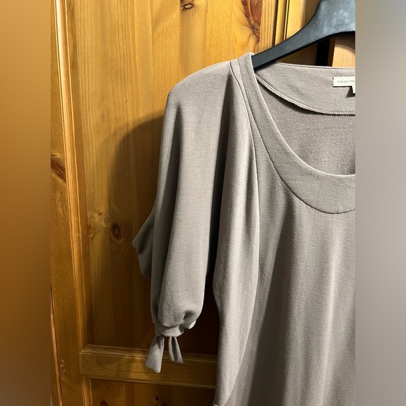 Collective Clothing Mini Dress Beige - Picture 2 of 3